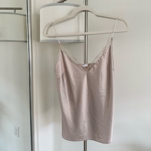 Zara Powder Pink Satin Cami Top - Perfect Condition - Used Once